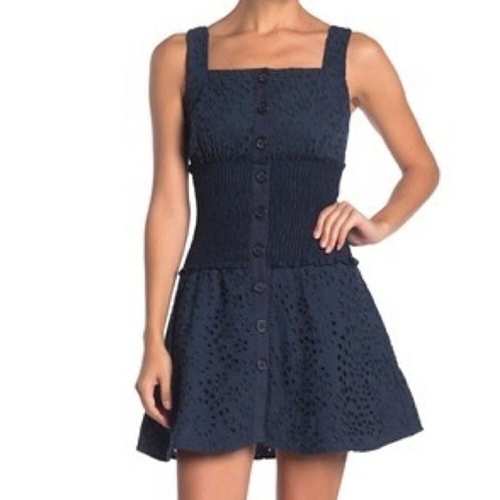 KENDALL AND KYLIE Broderie Anglaise Dress
